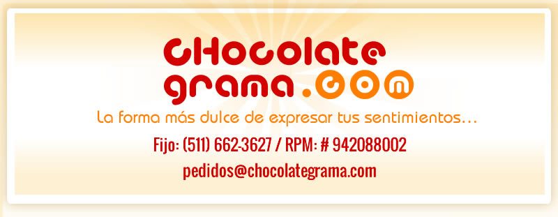 Mensajes de Chocolate, Regalos con Chocolate, Delivery de Regalos