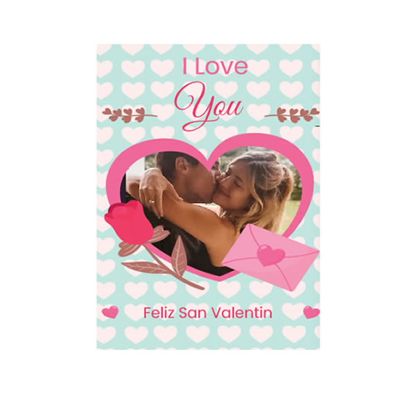 Tarjeta De San Valentín Hombre regalo San Valentin Personalizado