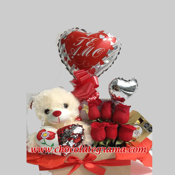 Oso de peluche de San Valentín con corazón, lazo y rosa como regalo  personalizado de San Valentín para ella/él, oso de peluche con nombre o  texto para